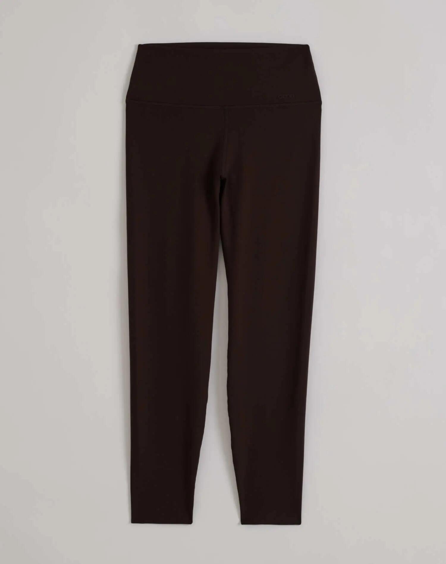 Mallas Mujer Cintura Alta Evacua el Sudor squat proof Sense Tall Marrón 6/6