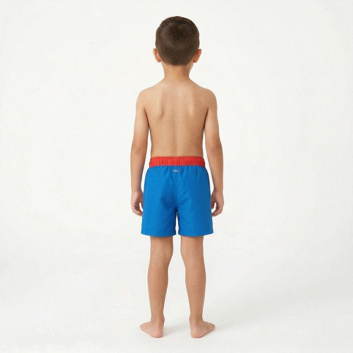 Bermuda de Baño Infantil Superman de Poliéster con Cordón Azul Royal 6/6