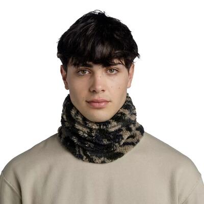 Switch polar fleece nekwarmer (bruin/zwart)