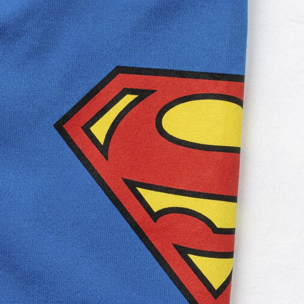 Bermuda de Baño Infantil Superman de Poliéster con Cordón Azul Royal 4/6