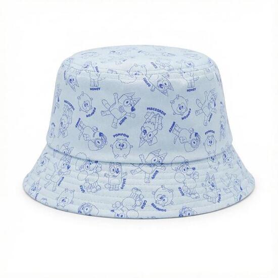 Fischerhut für Kinder Bluey Hellblau