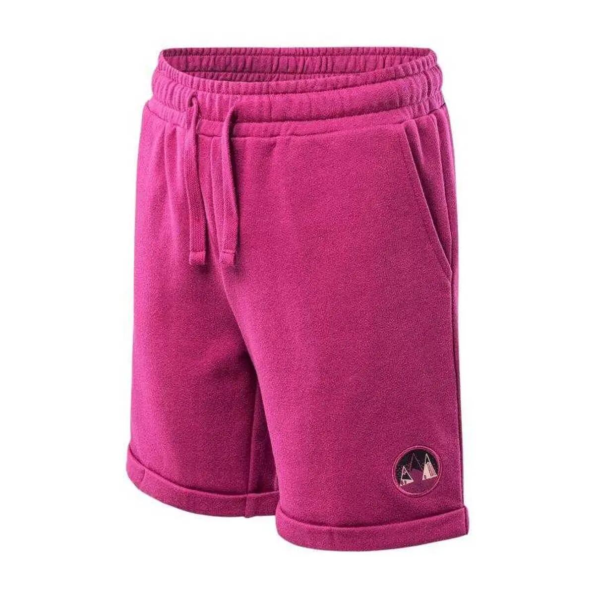 Pantaloncini Logo Ricamato Bambini Hi-Tec Zana Rosa 3/4