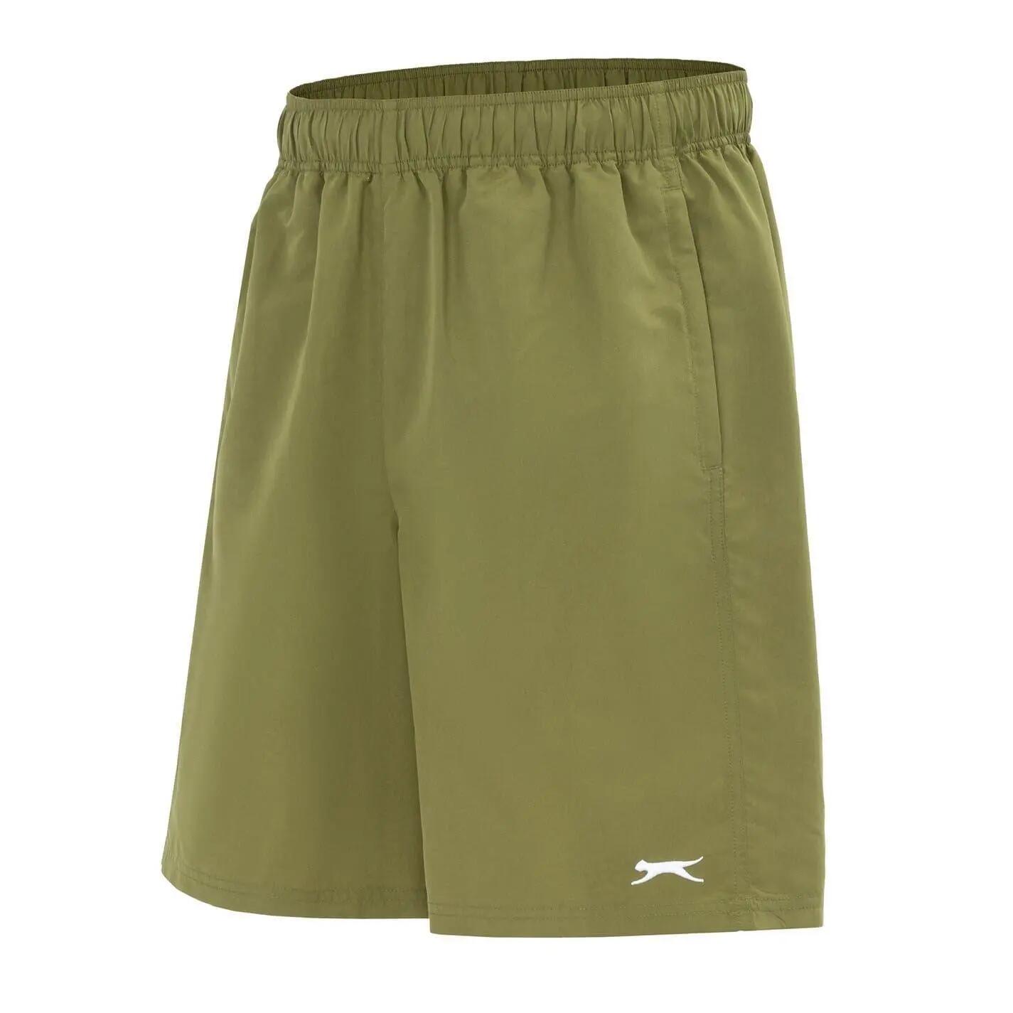 Shorts für Herren Khakigrün 3/5