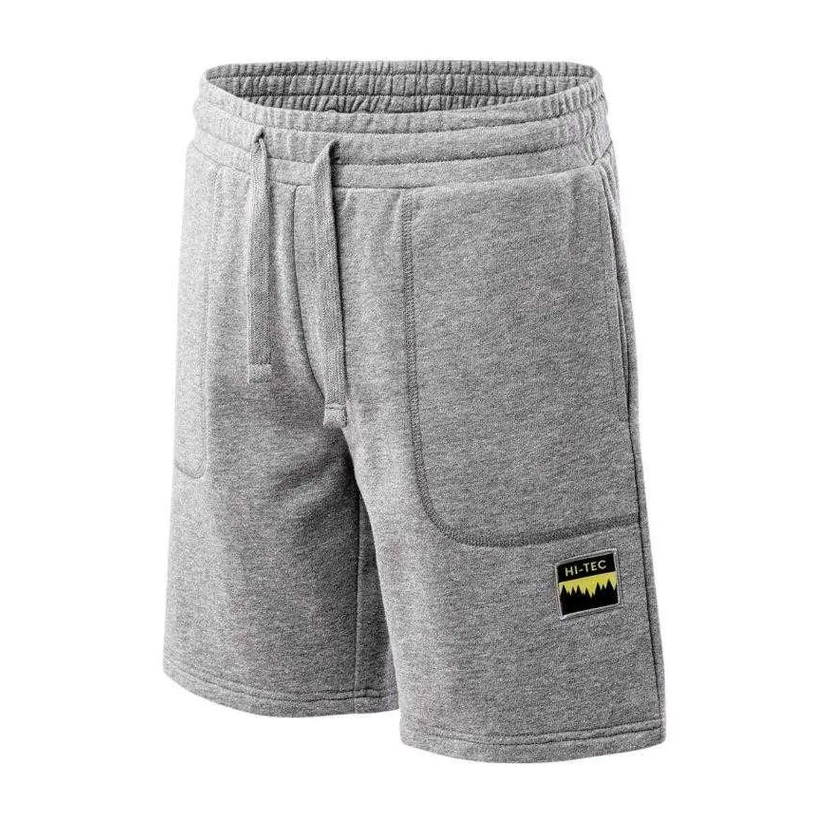 Pantaloncini Logo Bambini Hi-Tec Azyn Grigio 3/4