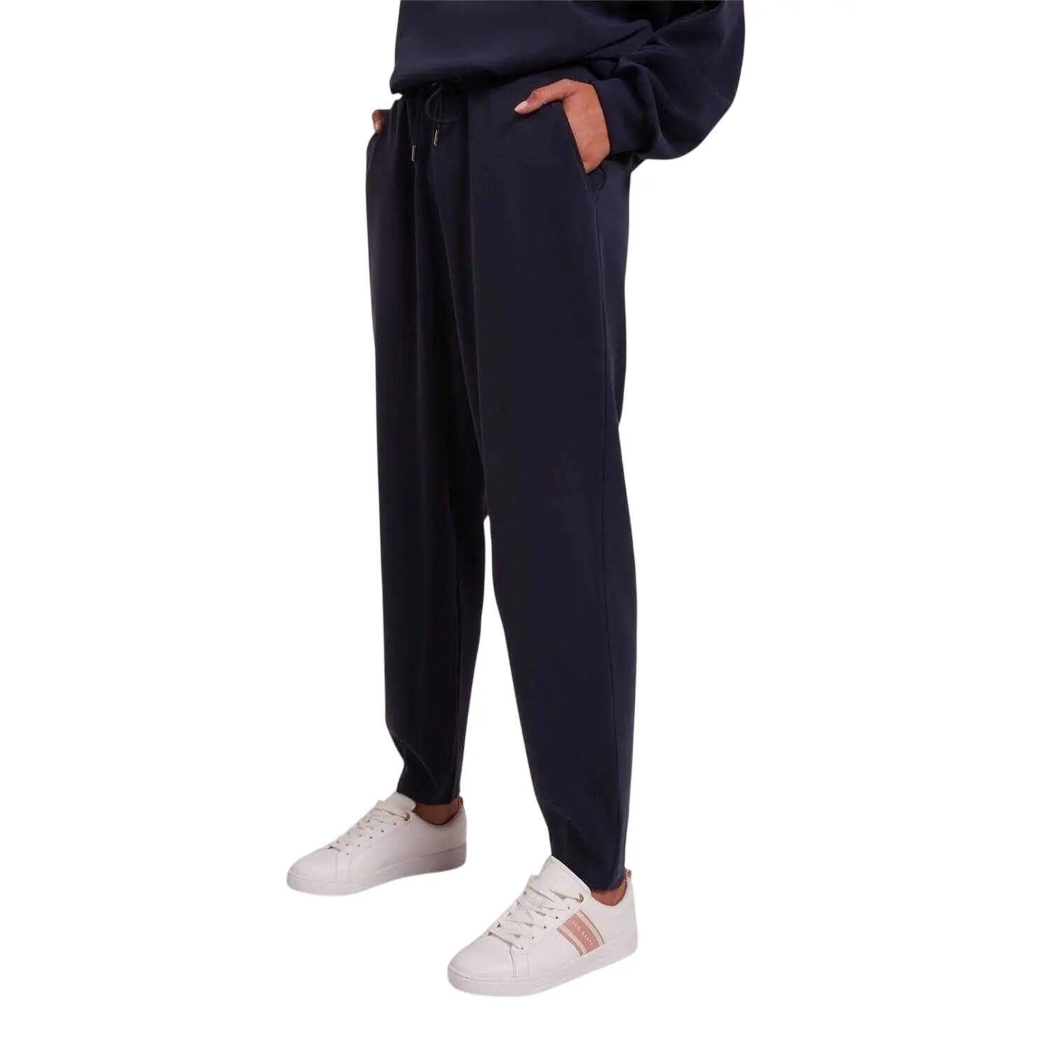 Womens/Ladies Corien Jersey Barrel Joggers (Navy) 2/4