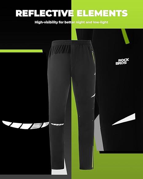 ROCKBROS Herren Winter-Fahrradhose winddicht 2/5