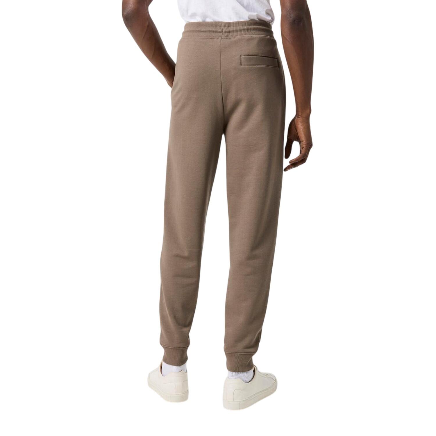 Mens Logo Cuffed Jogging Bottoms (Medium Grey) 4/4