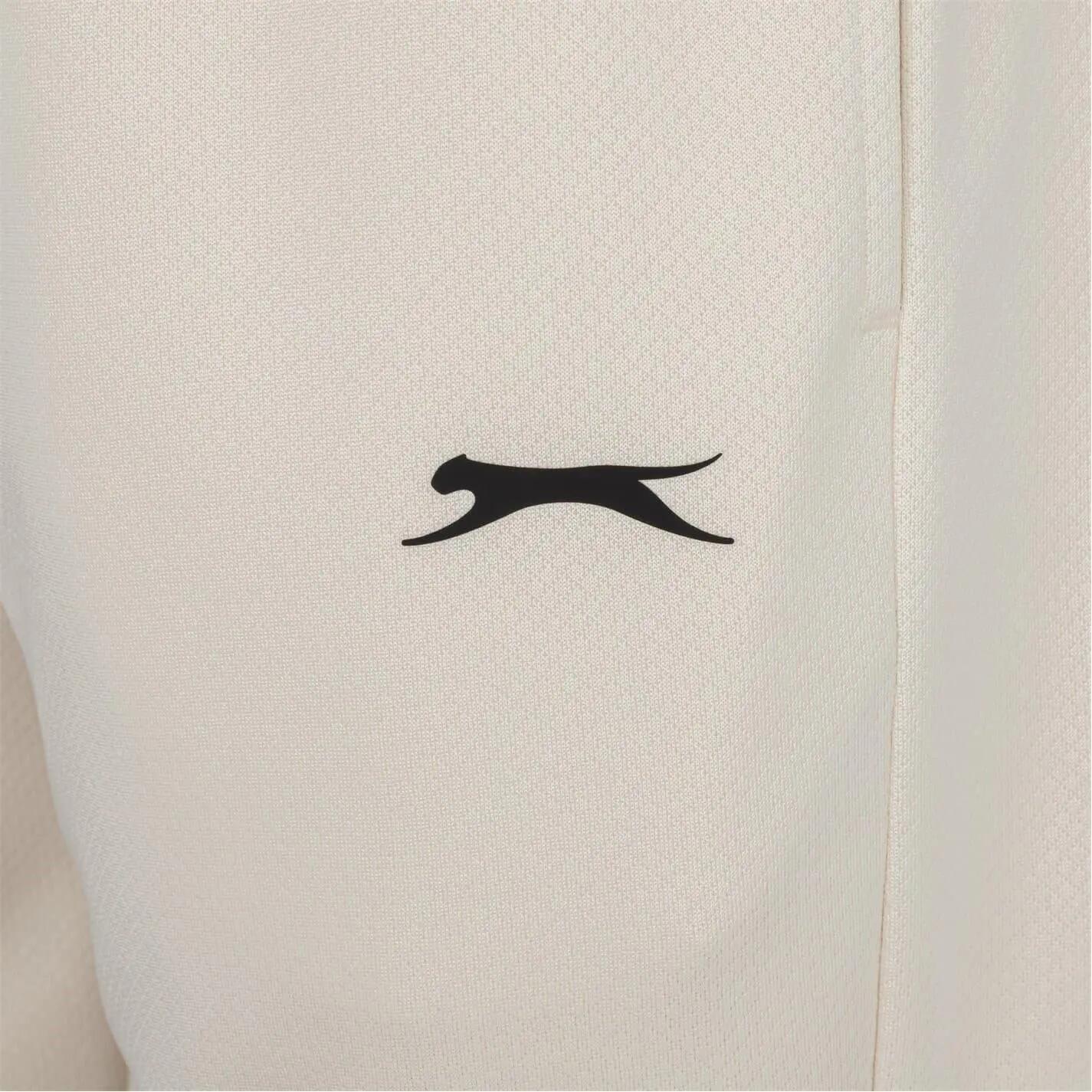 Mens Logo Cricket Trousers (Cream) 3/3
