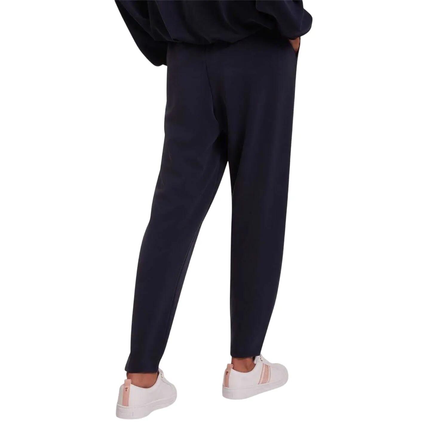 Womens/Ladies Corien Jersey Barrel Joggers (Navy) 3/4