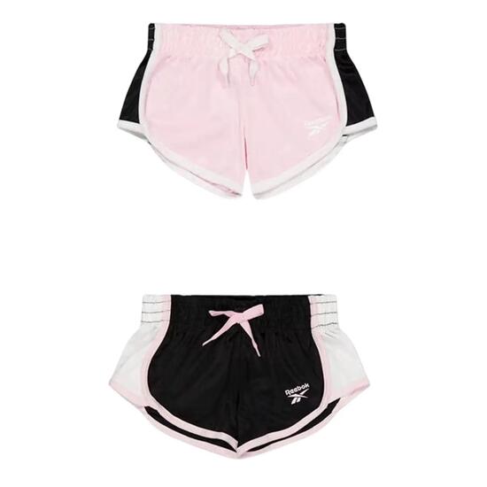 Lot De 2 Shorts Sport Fille (Rose Vif)