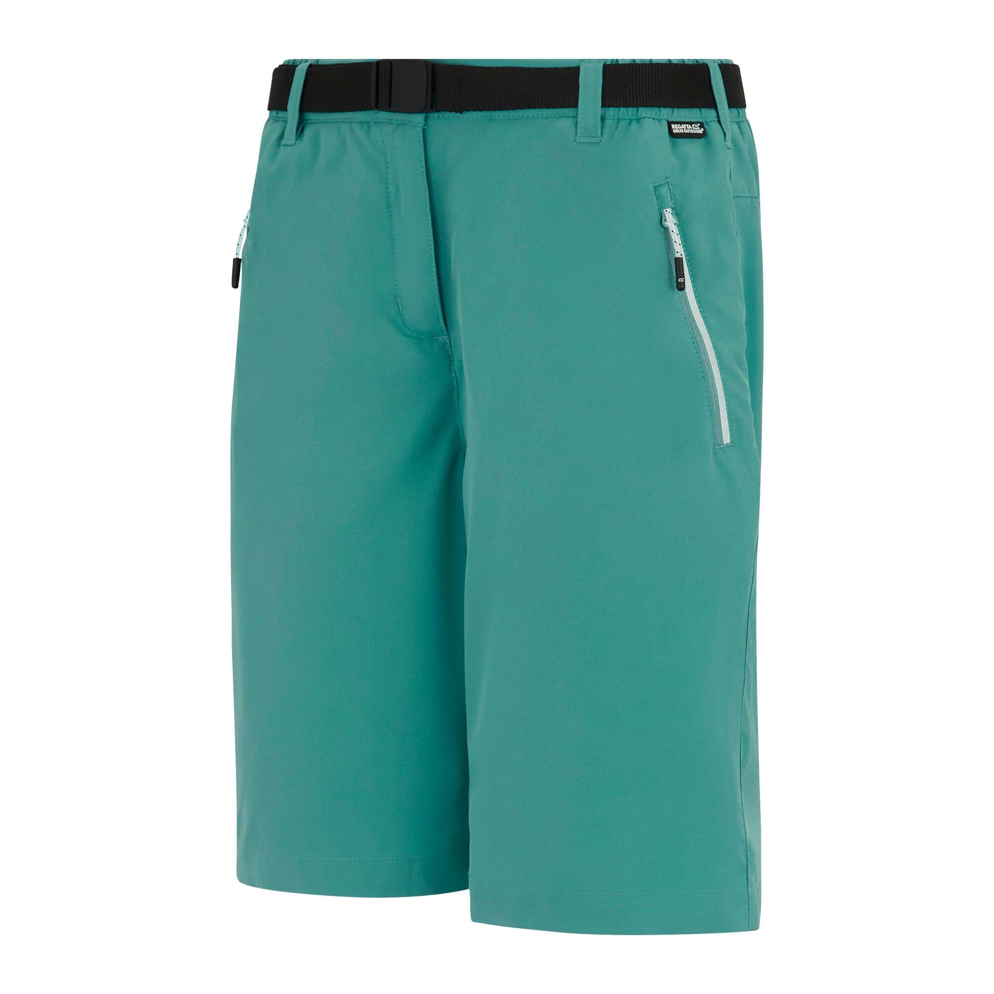 Pantalones Cortos Casuales Xert de Elástico para Mujer Hiedra Musgo 3/4
