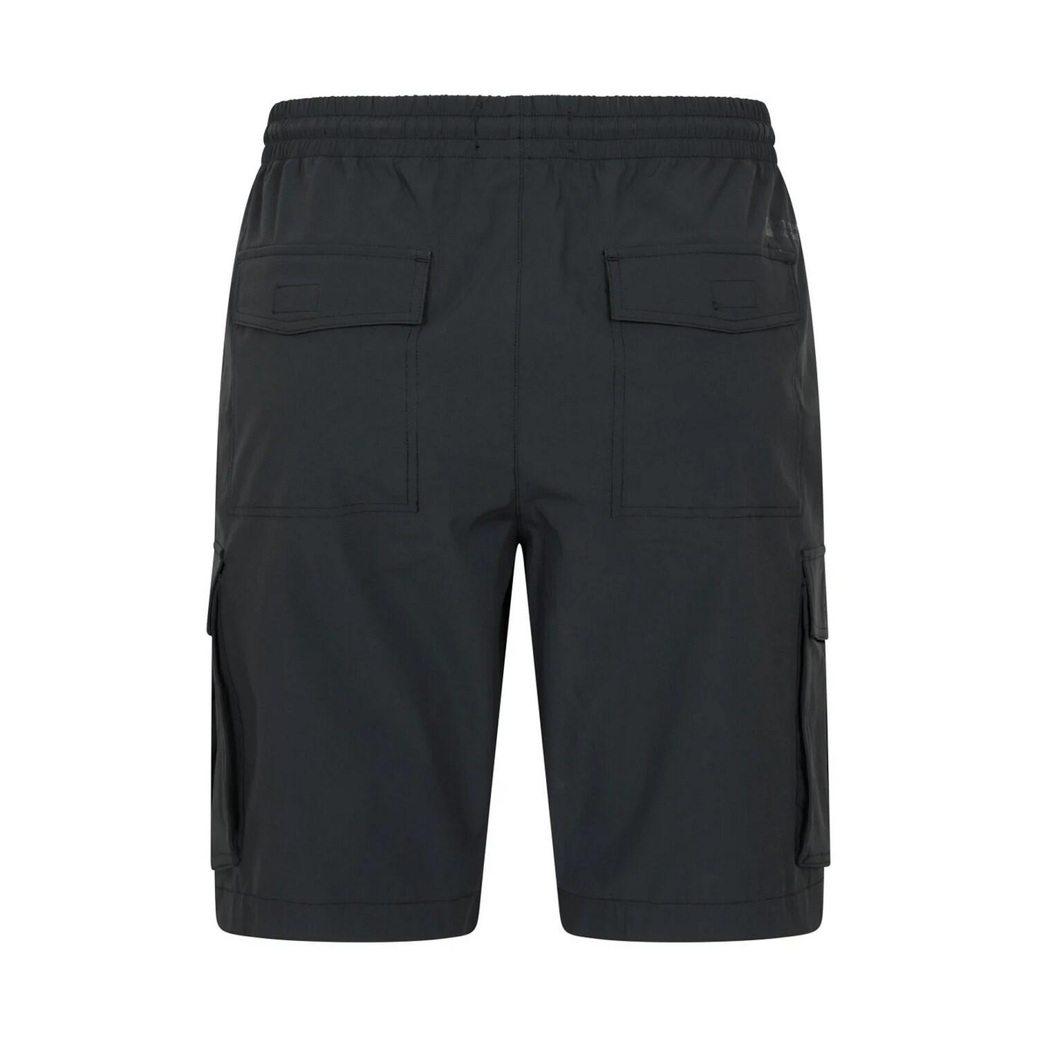 Short Uni À Poches Pour Tous Les Jours Homme (Noir) 3/6
