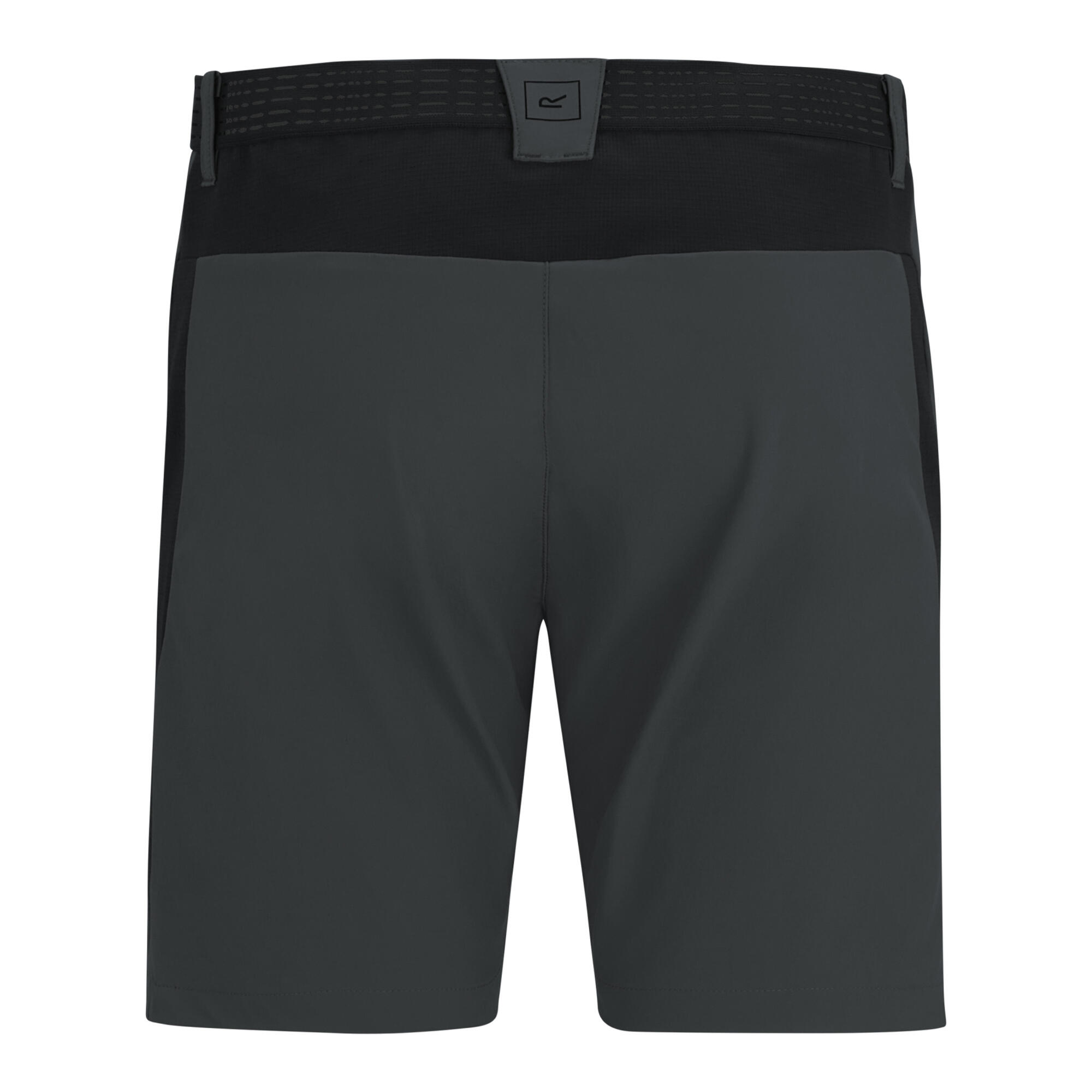 Pantaloncini Uomo Regatta Mountain Cenere Nero 2/4