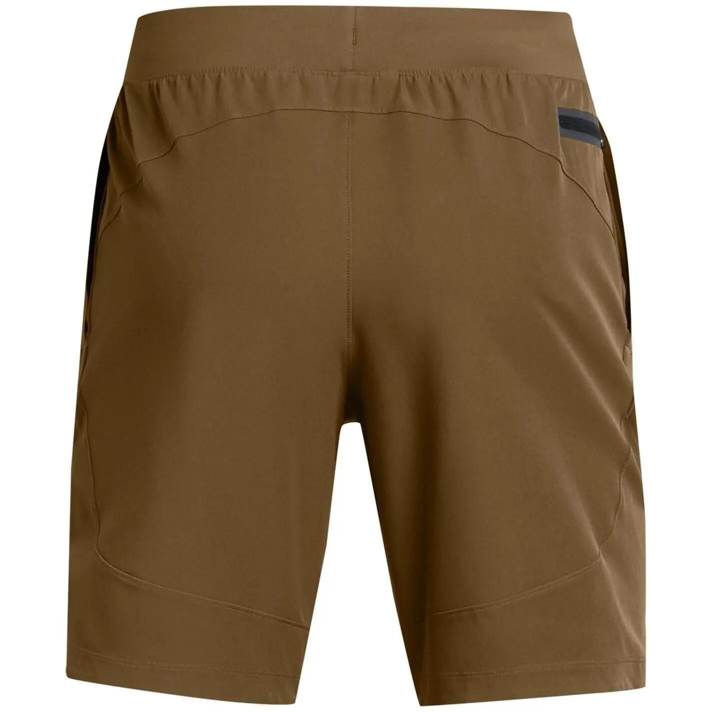 Pantaloncini Uomo Under Armour Unstoppable Marrone 3/4