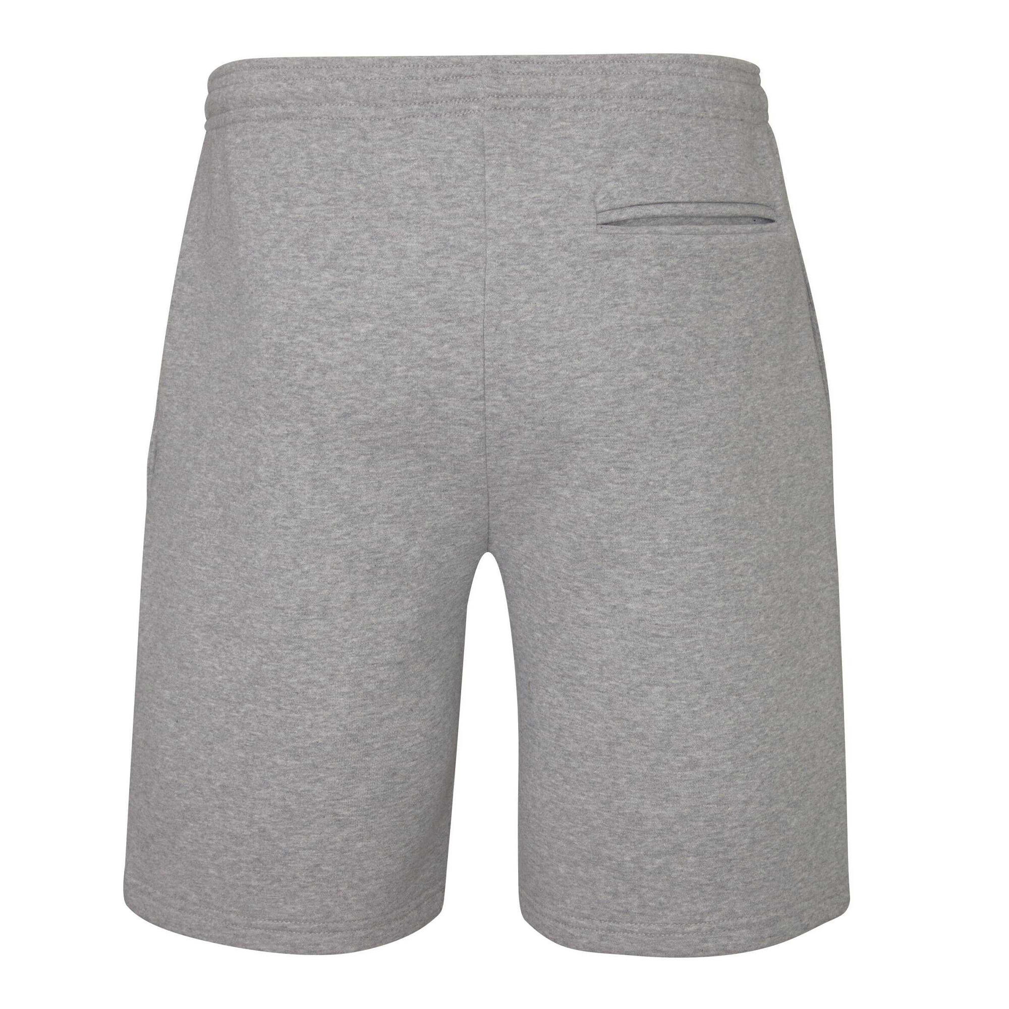 Unisex Adult Essential Shorts (Heather Grey Melange) 2/2