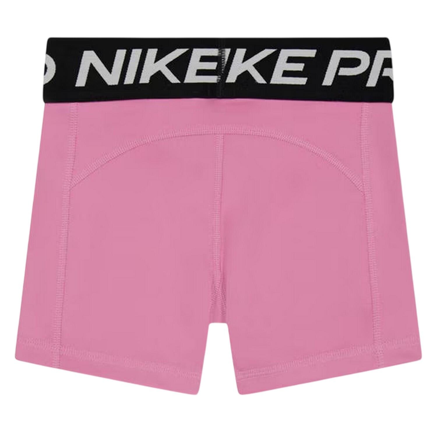Girls DriFIT Compression Shorts (Flamingo Pink) 2/2