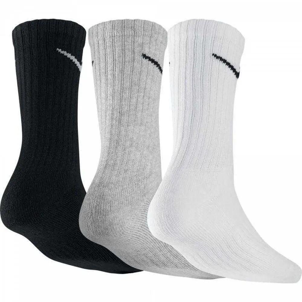 3 Paar Nike Sportsocken Tennis Socken Cushion Crew Strümpfe 2/5