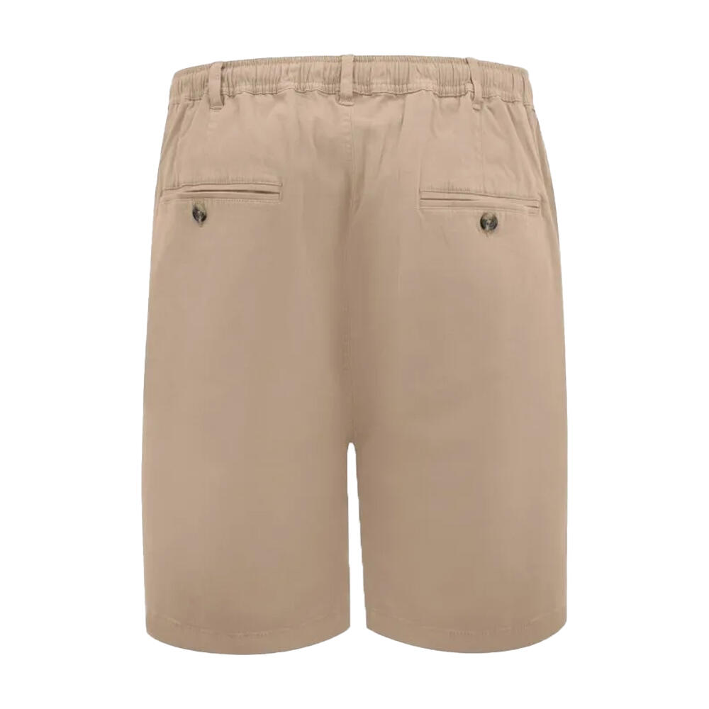 D555 Short À Taille Élastiquée En Coton Grande Taille SPENCER Homme (Beige 3/4