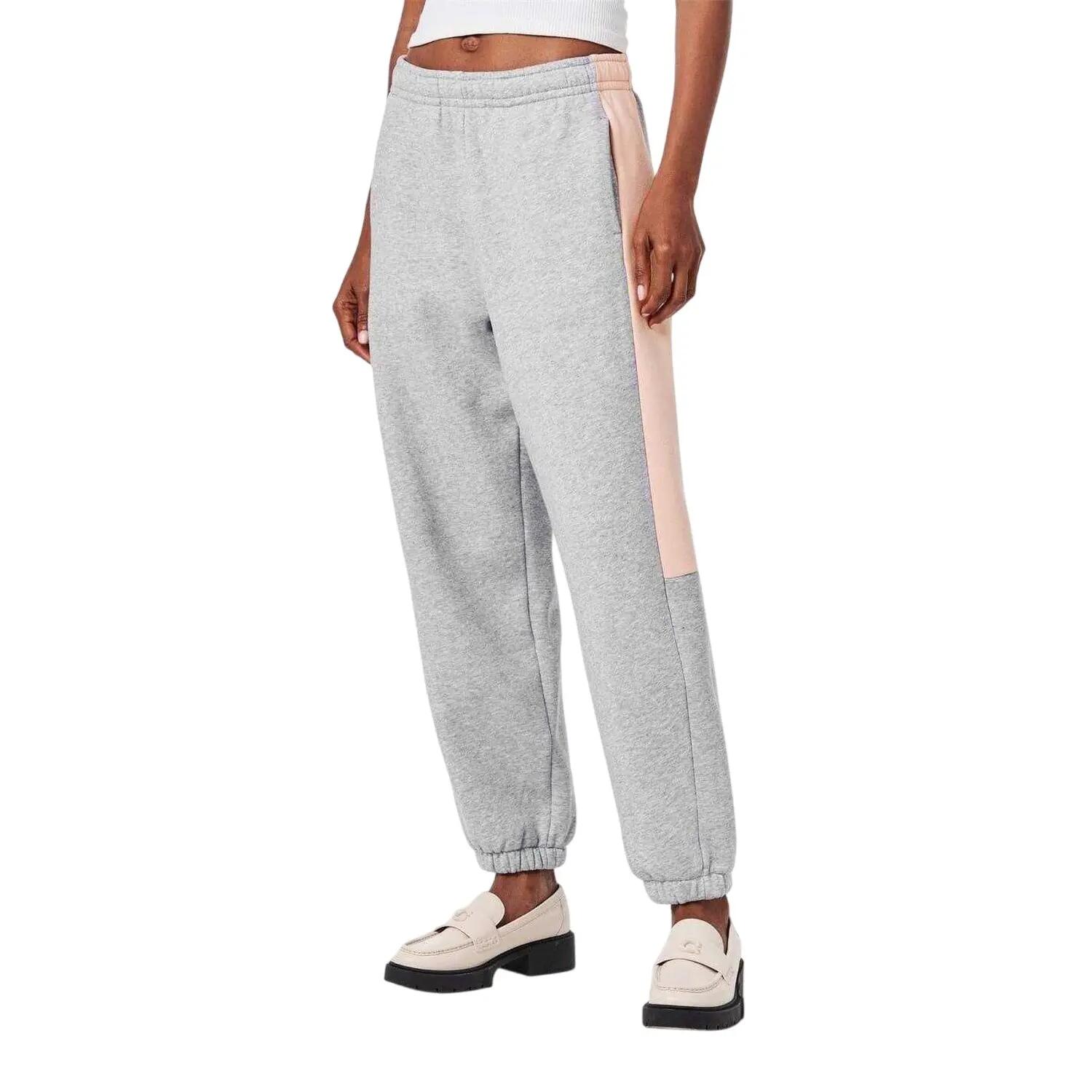 Pantaloni Da Jogging Pile Aperto Dritto Donna Lacoste Argento 3/3