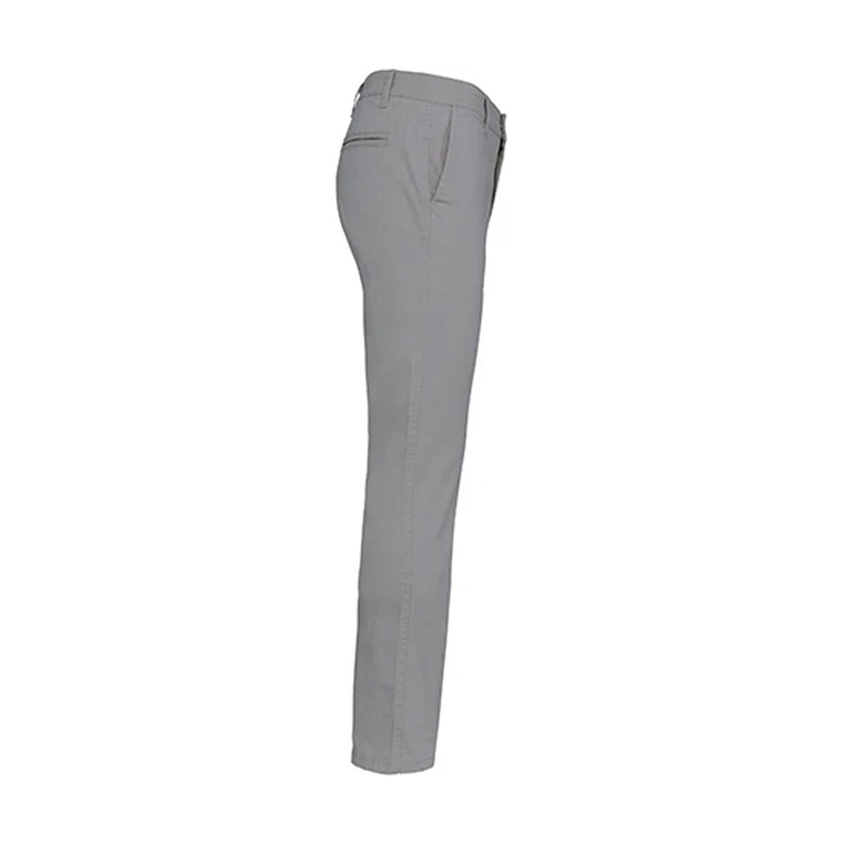 Mens Plain Modern Chinos (Fine Grey) 3/3