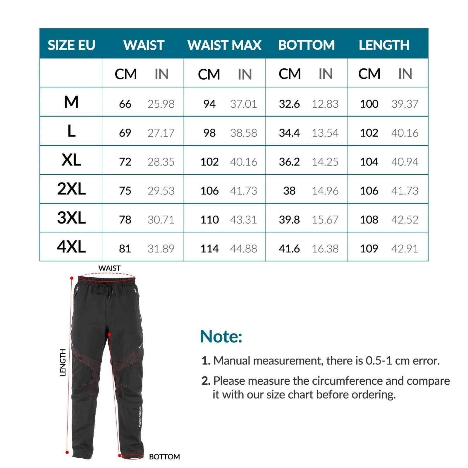 ROCKBROS Lange Winter-Fahrradhose winddicht 7/7