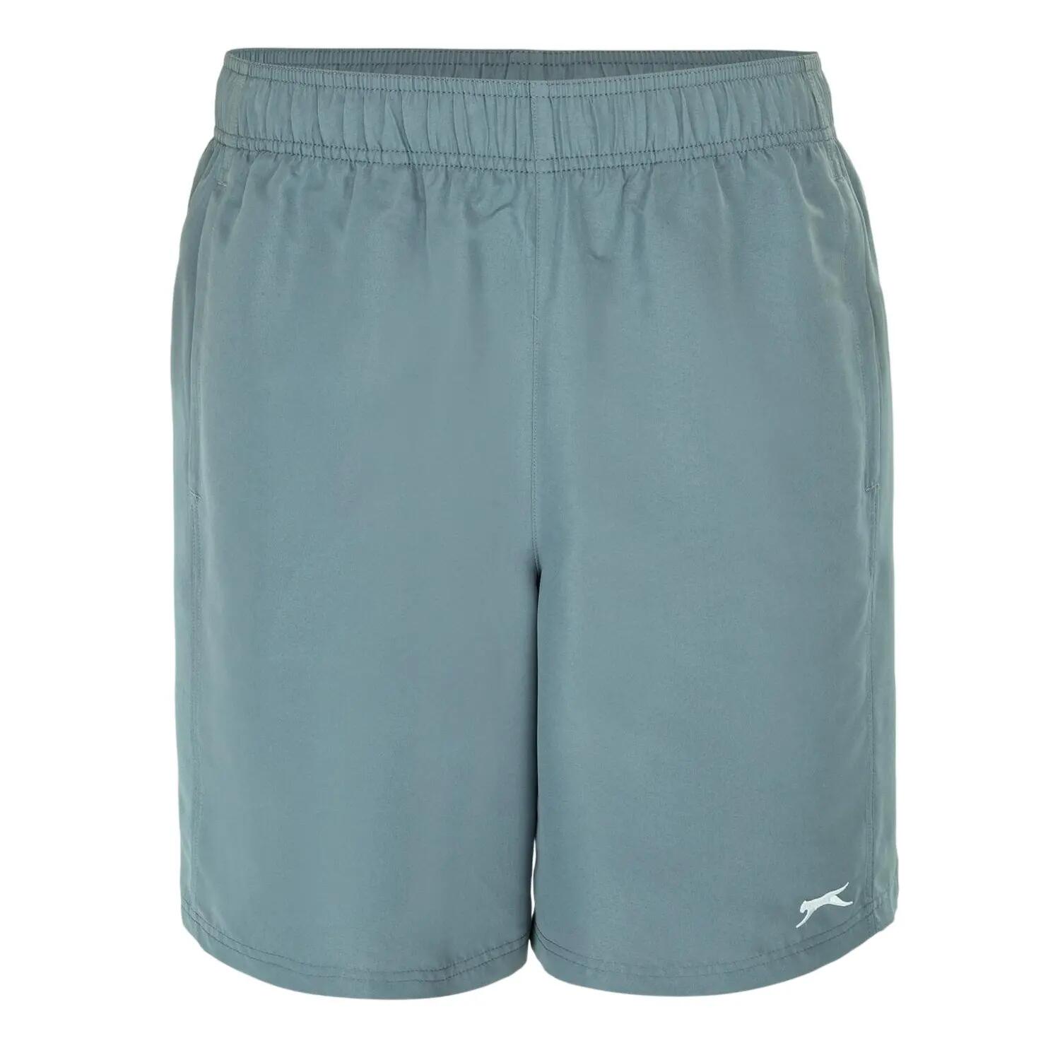 Pantaloncini Logo Uomo Slazenger Blu Ardesia 2/4
