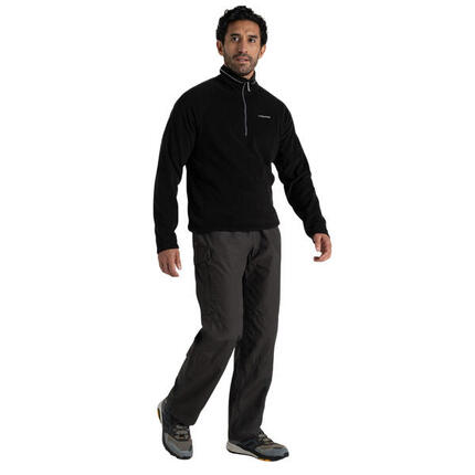 Pantalon Décontracté À Taille Haute Semiélastiquée KIWI CLASSIC Homme (Noir)