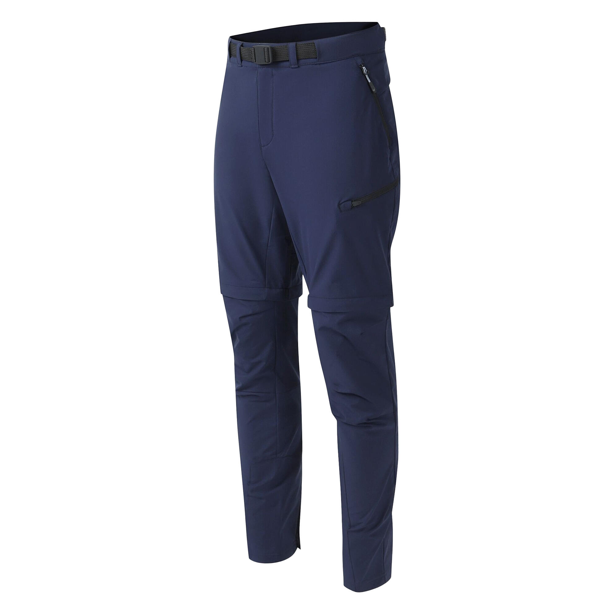 Pantalon De Randonnée Cintré Avec Ceinture Amovible TUNED IN PRO Homme (Bleu 3/4