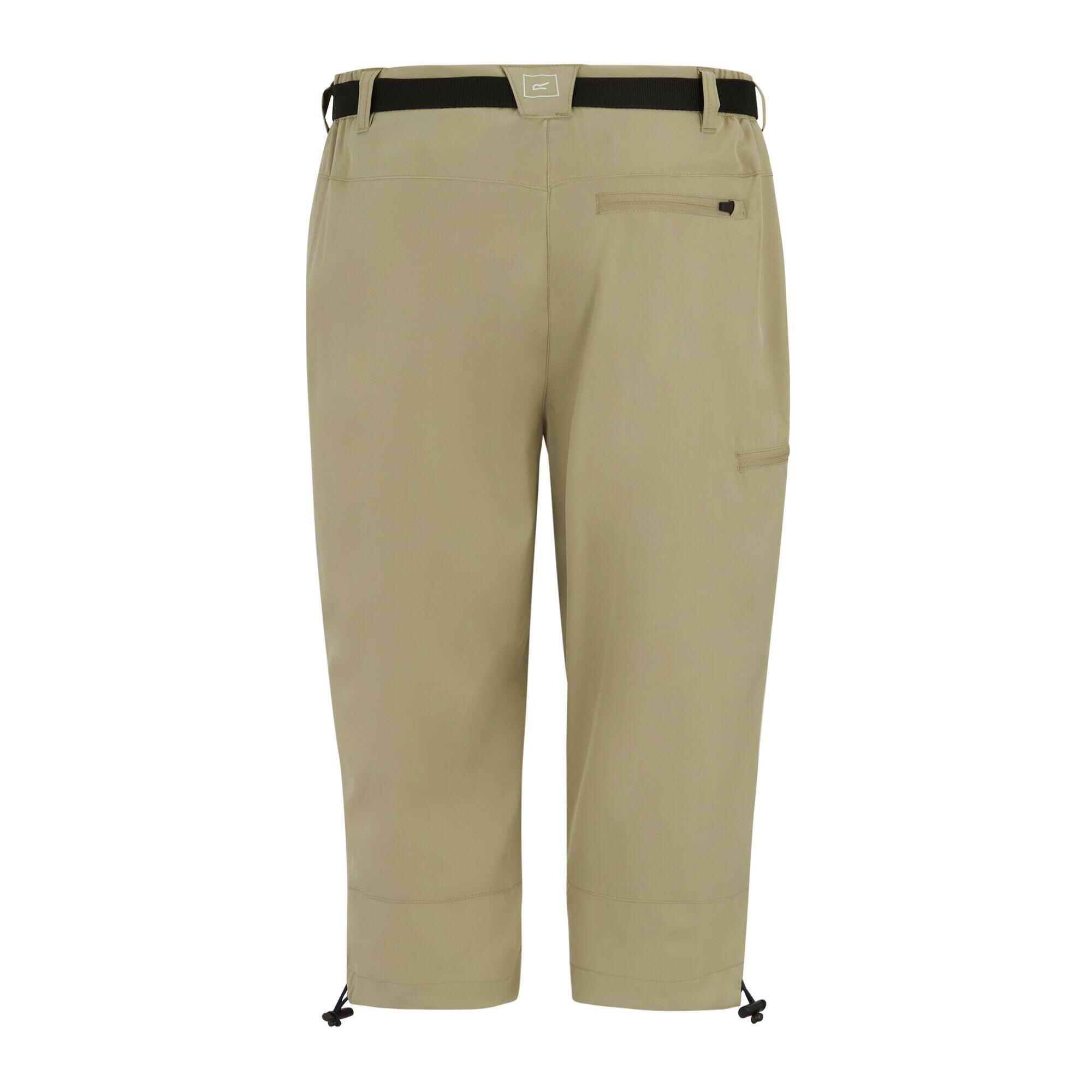Pantacourt Extensible À Taille Semiélastiquée XERT Femme (Beige) 3/5