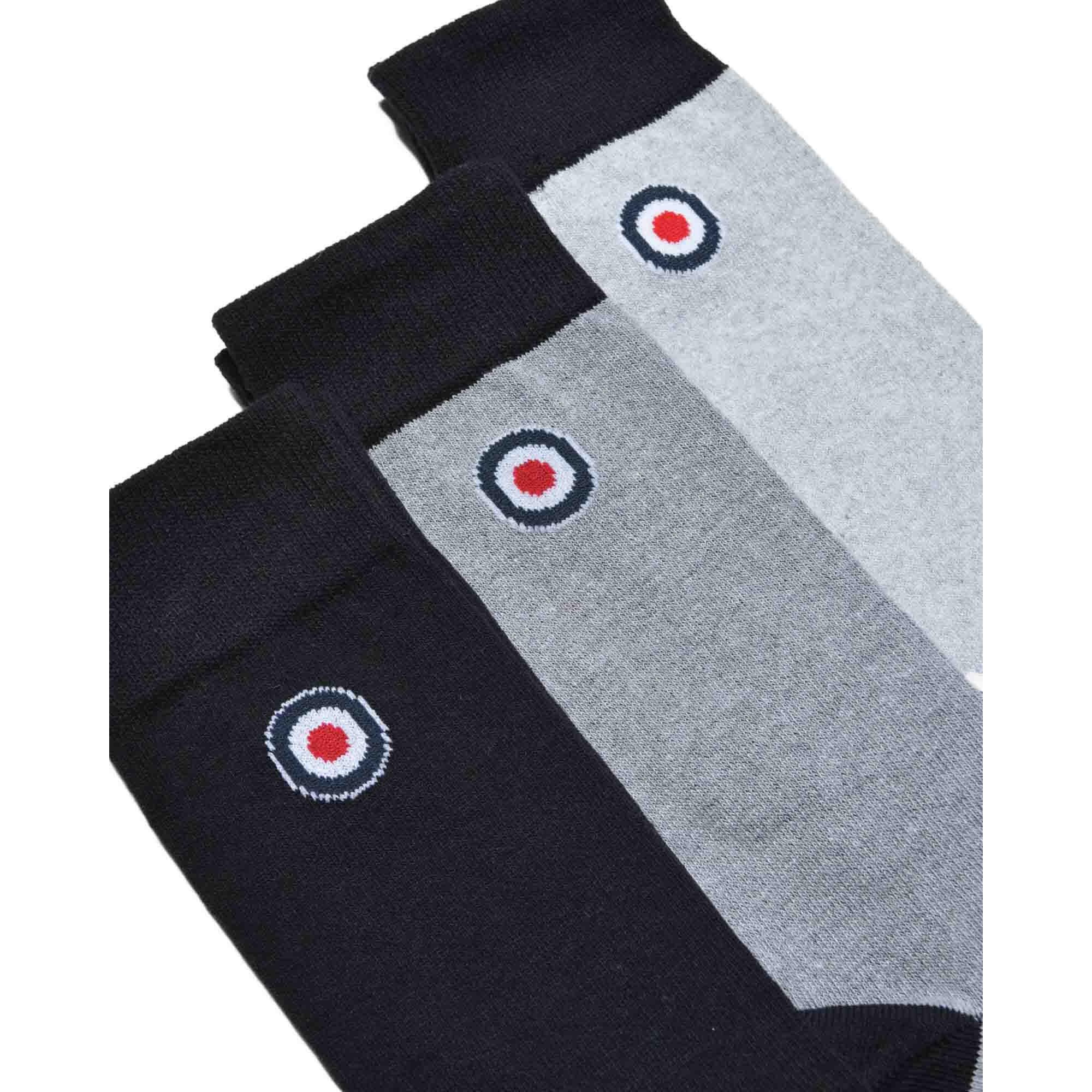 Chaussettes Homme (Noir / Charbon / Gris) 3/3