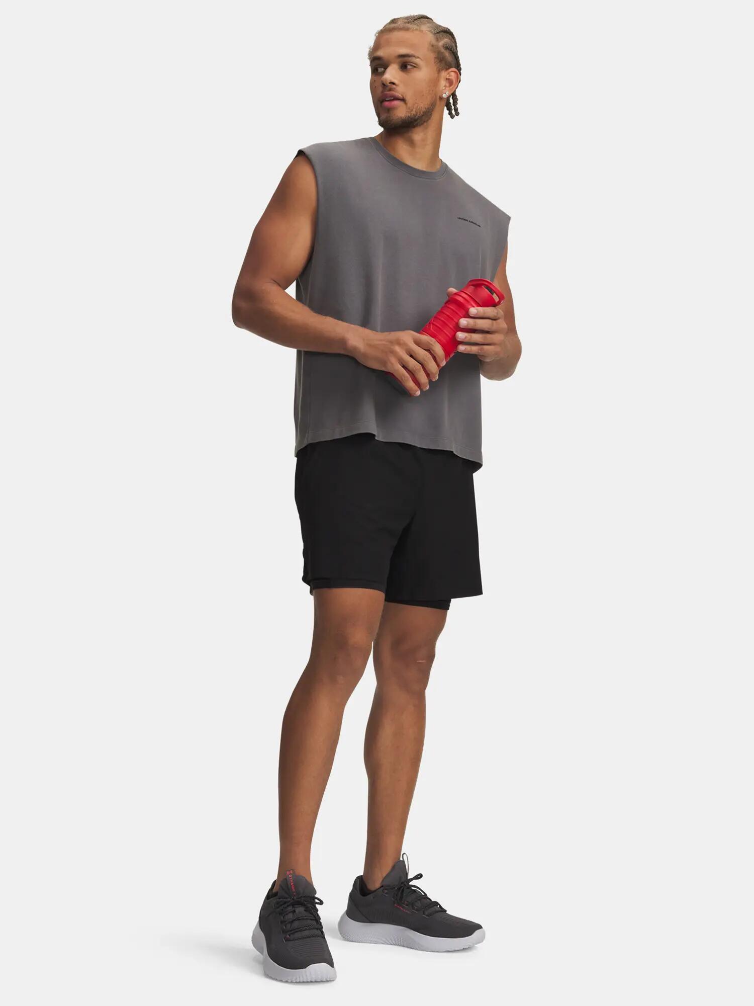 Short de sport homme Under Armour UA Vanish Elite 2en1 - NOIR 4/4