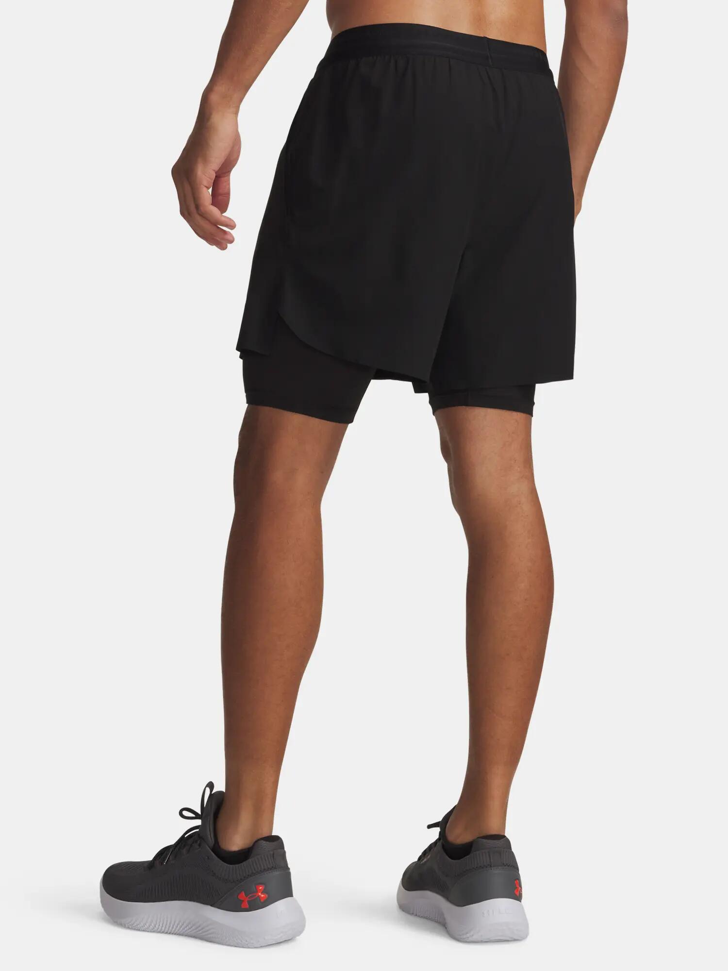 Férfi rövidnadrág Under Armour UA Vanish Elite 2in1 Short-BLK 2/4