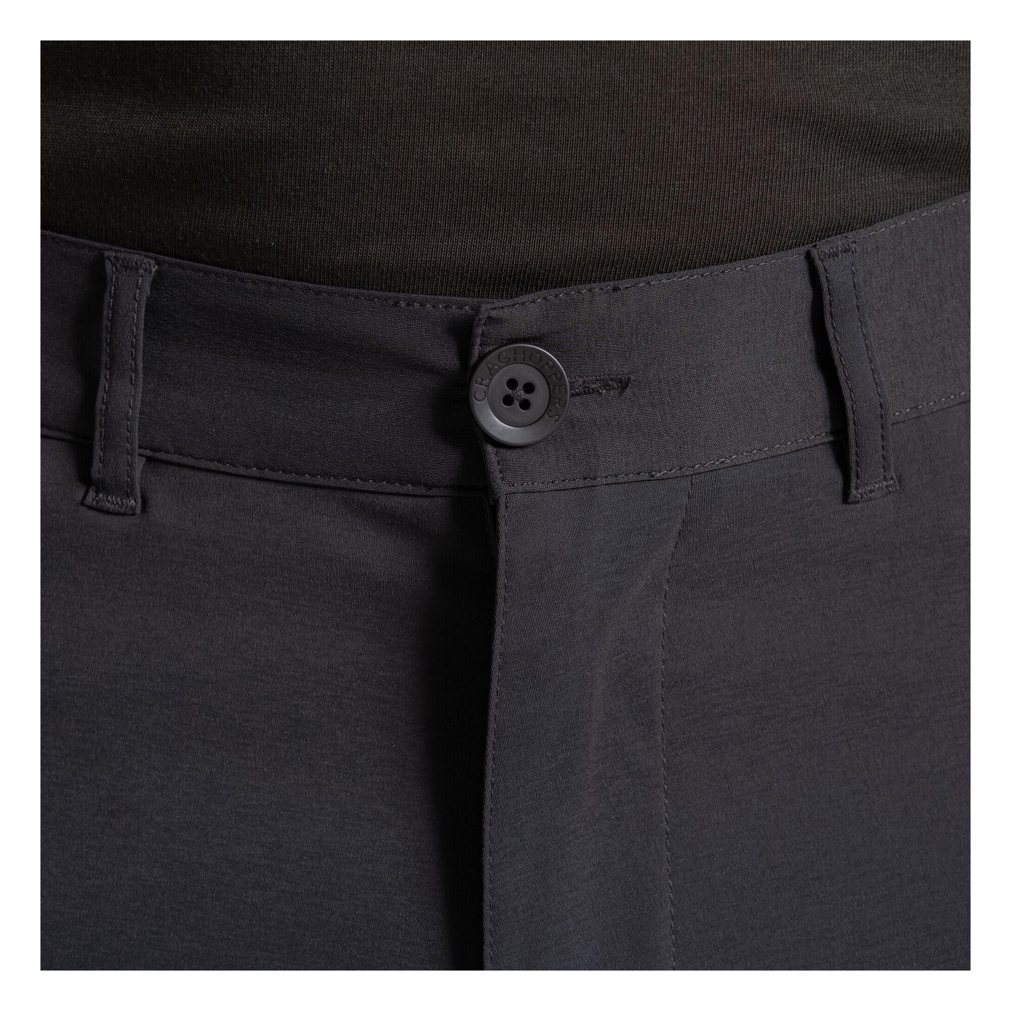 Pantalon Léger Et Uni À Taille Mihaute Semiélastiquée KIWI PRO Homme 3/4