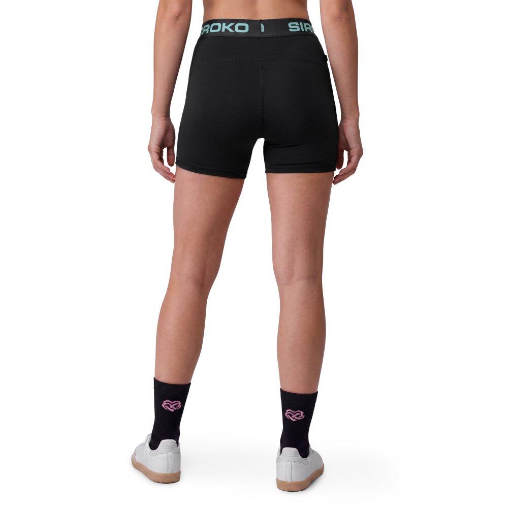 Damskie krótkie sportowe legginsy kolarki Boombastic Siroko BBC Hum-W Black