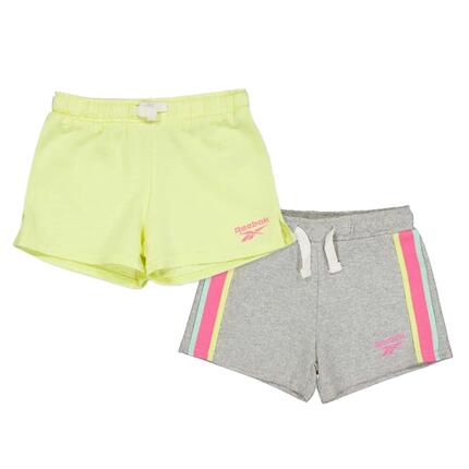 Lot De 2 Shorts Fille (Gris Clair Chiné)