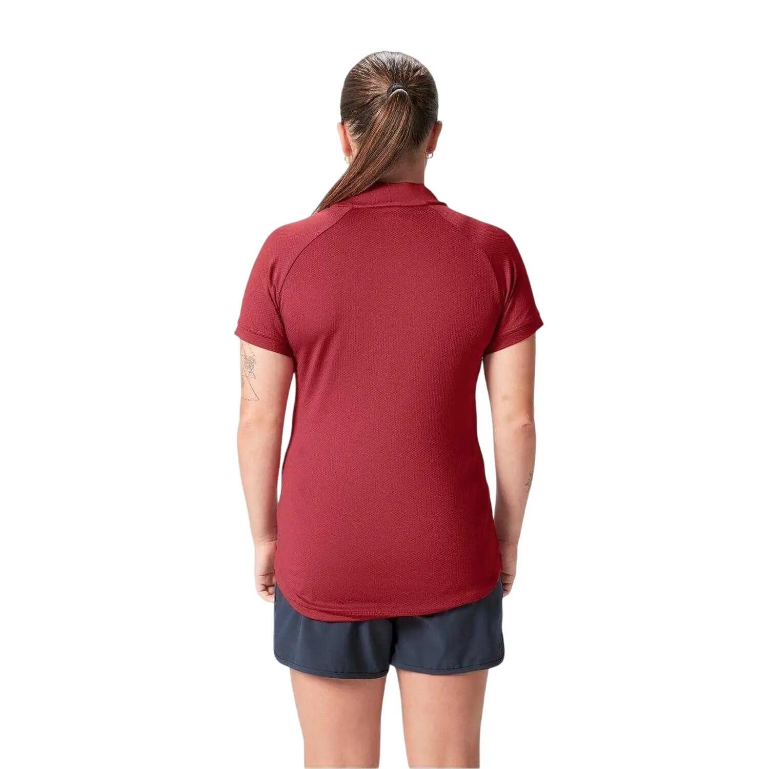 Polo Motif/style British & Irish Lions Femme (Rouge Écarlate) 3/4