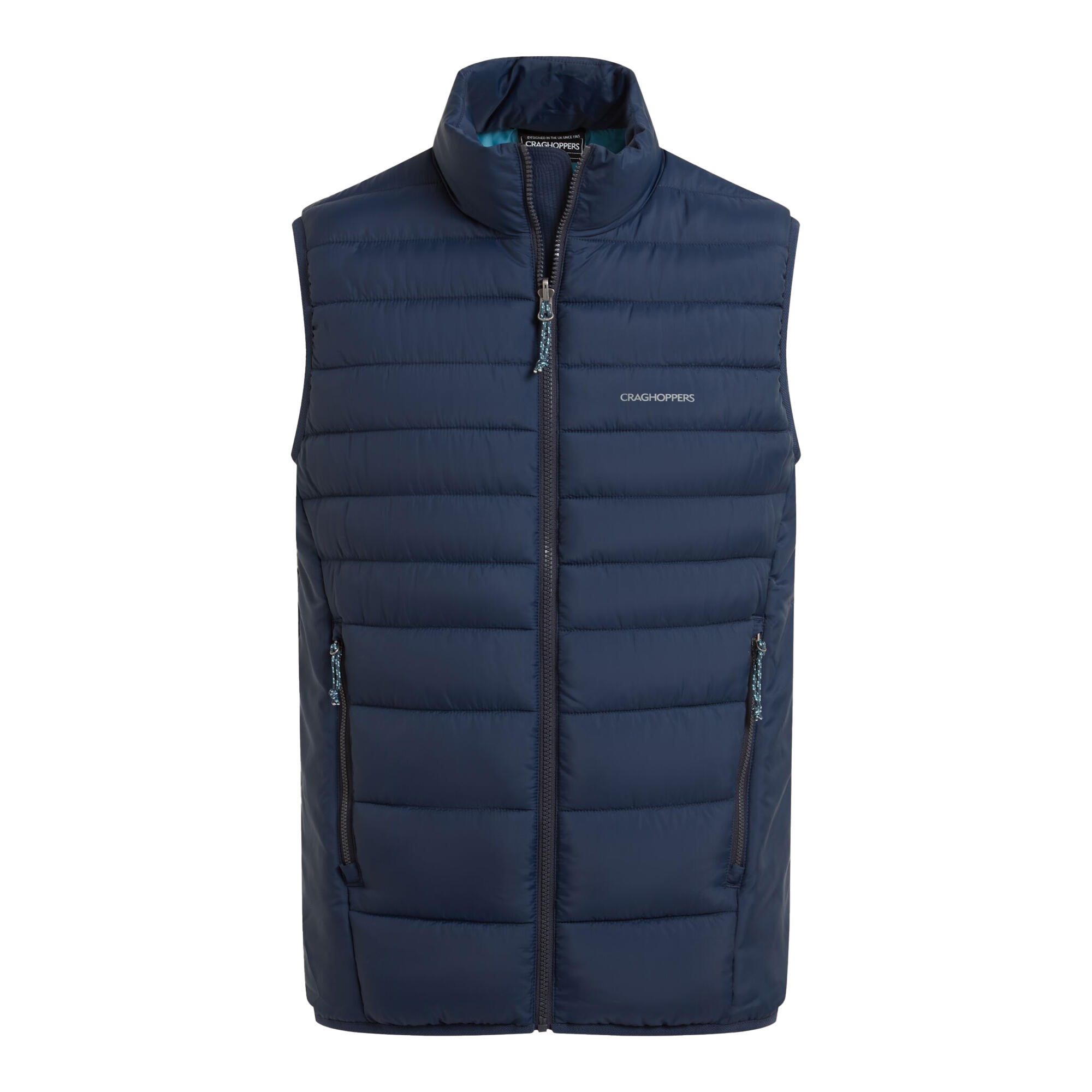 Veste Matelassée Sans Manches À Col Montant COMPRESSLITE Homme (Bleu Marine) 2/4