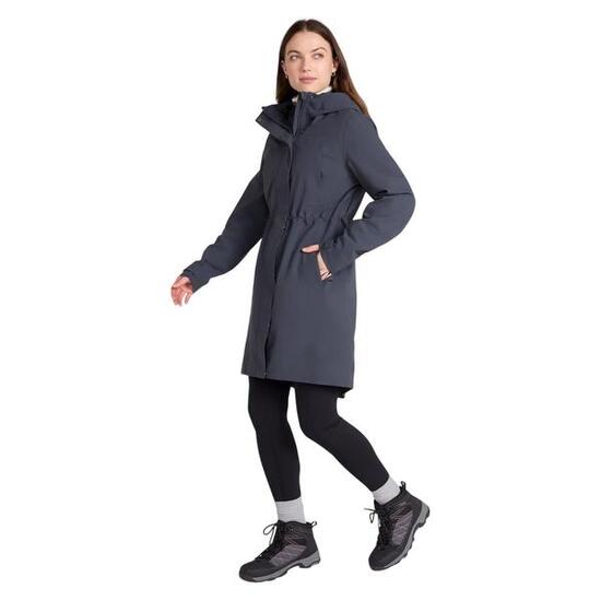 Parka Imperméable Et Unie À Taille Ajustable HARBOUR Femme (Anthracite)