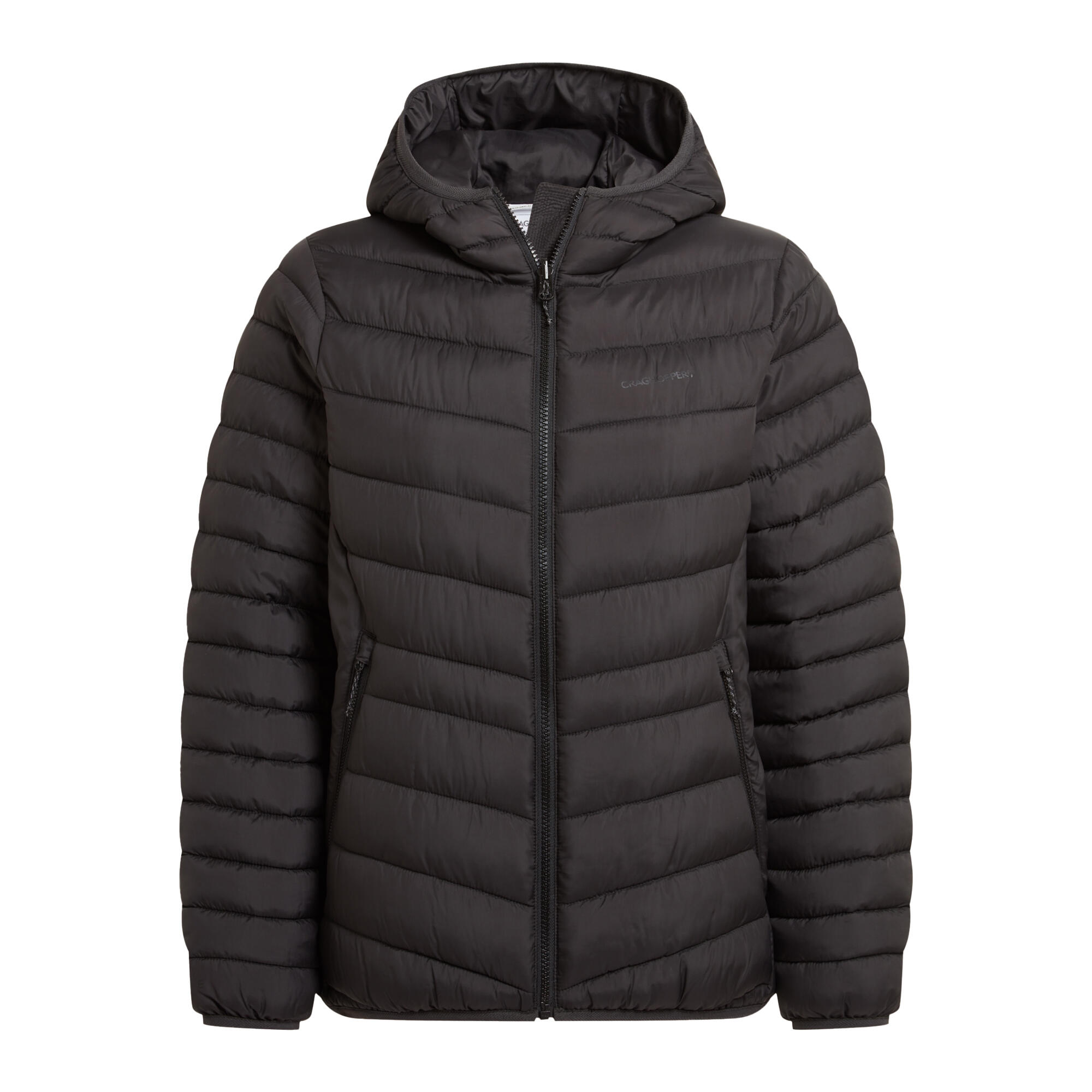 Giacca Isolato Con Cappuccio Donna Craghoppers Compresslite IX Nero 2/4