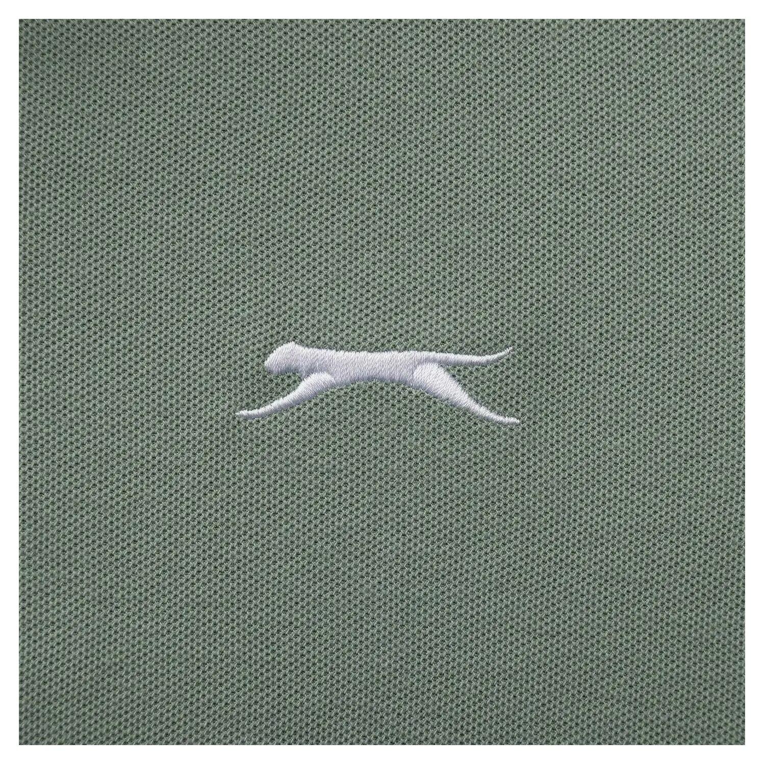 Mens Embroidered Logo Polo Shirt (Pistachio) 4/4