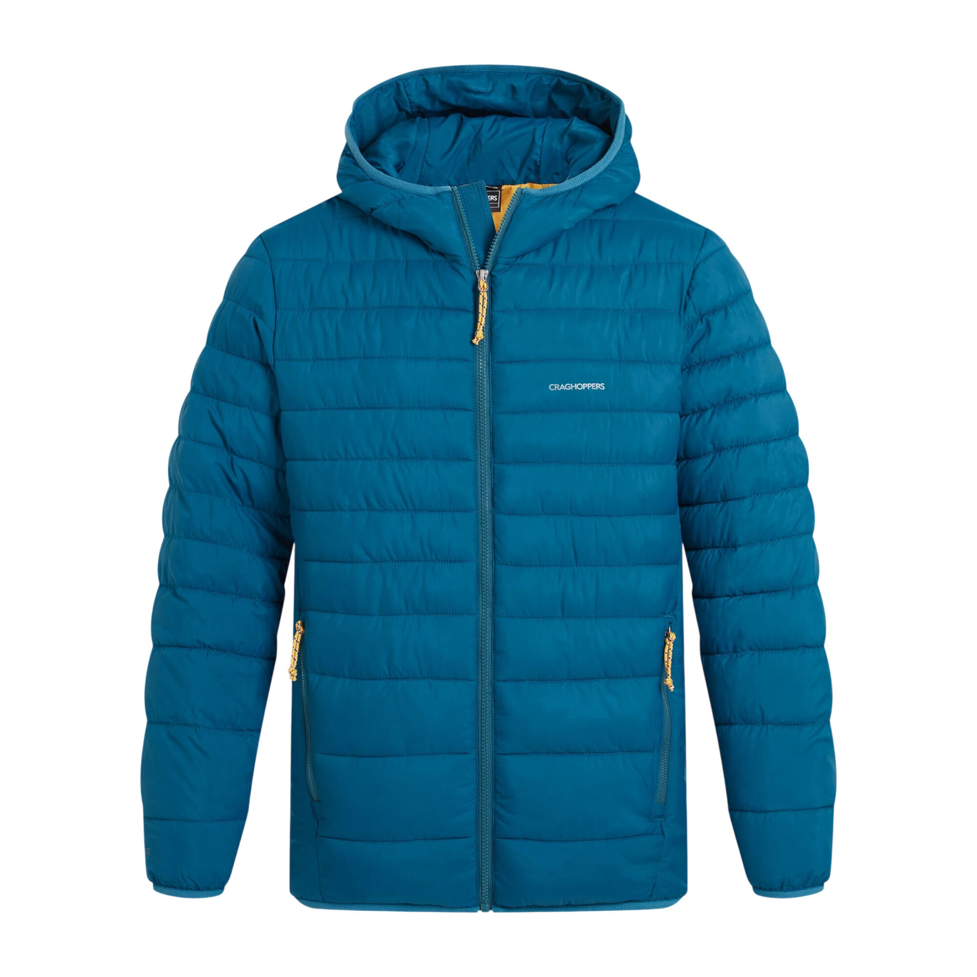 Heren Compresslite IX Gewatteerd jack met capuchon (Kustblauw) 2/4