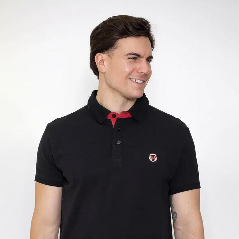 Polo Homme Painter Negru Stade Toulousain