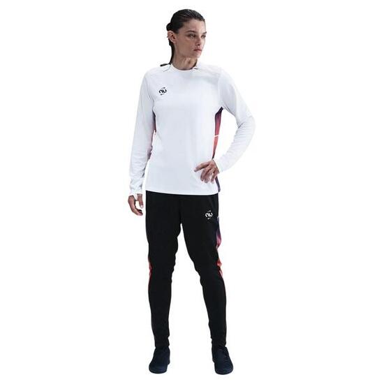 Pantalon De Jogging Motif/style Blocs De Couleurs TRACK Femme (Noir)