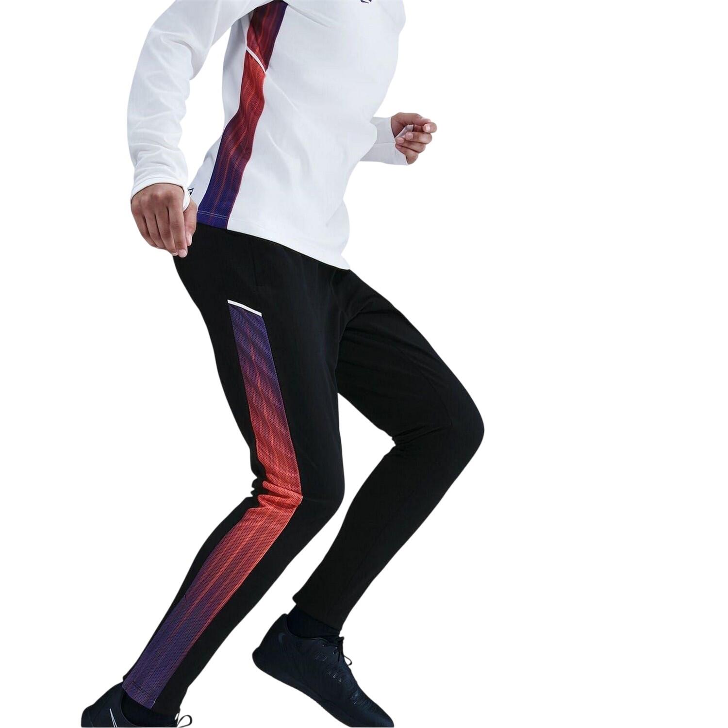 Pantaloni Da Jogging Blocchi Di Colore Conico Donna Nike Track Nero 4/4