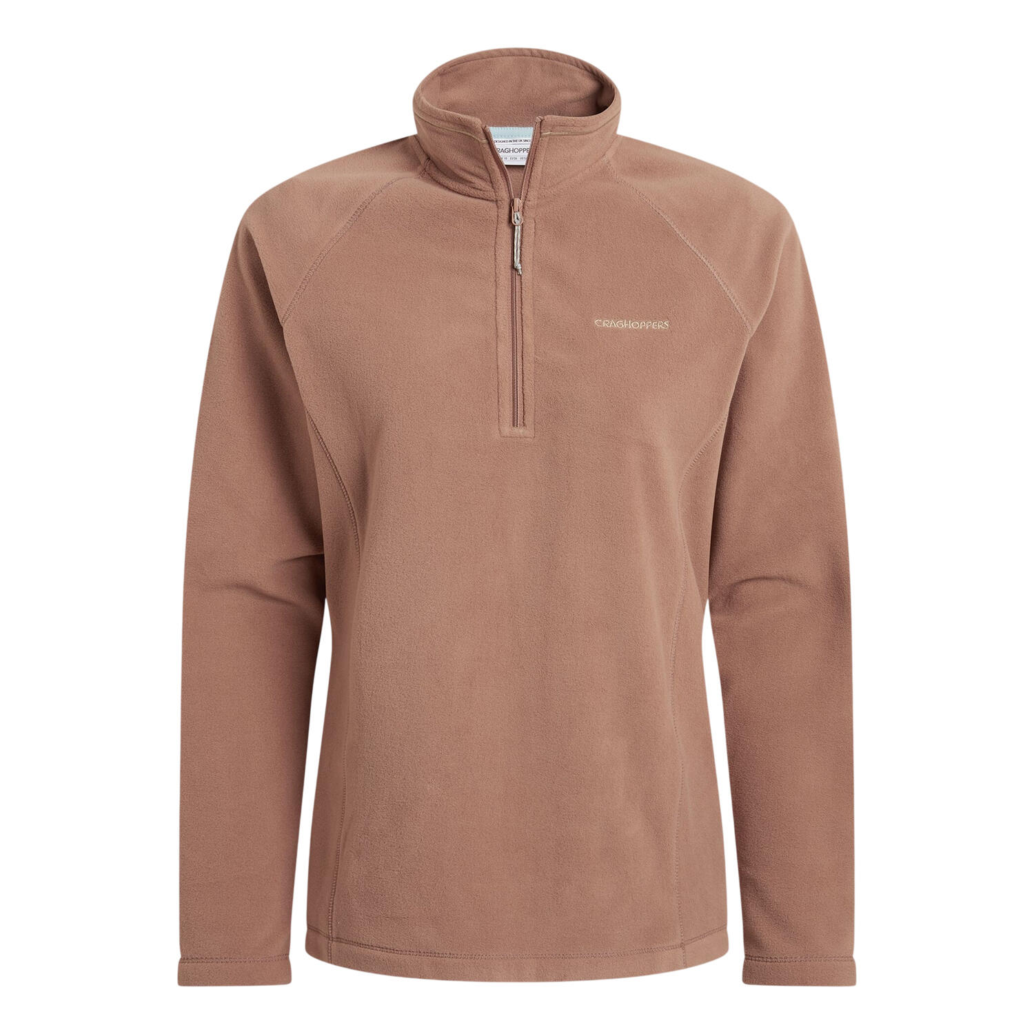 Polaire À Col Montant Zippé MISKA Femme (Marron Clair) 2/4