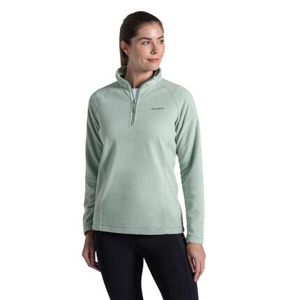 Polaire À Col Montant Zippé MISKA Femme (Vert Pâle)