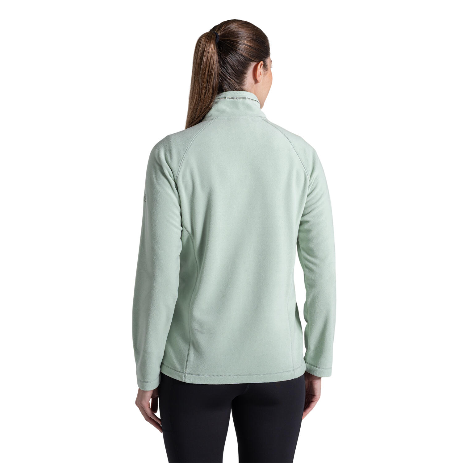 Polaire À Col Montant Zippé MISKA Femme (Vert Pâle) 3/4