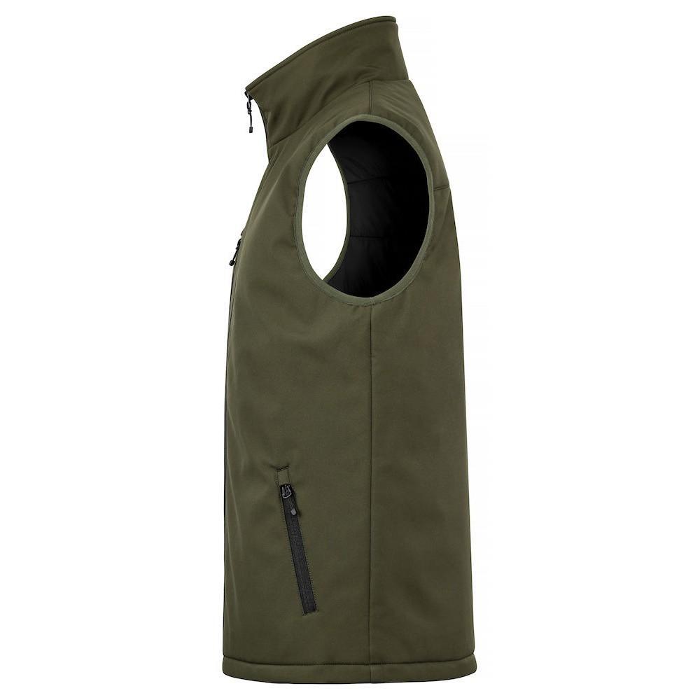 Gilet Imbottita Uomo Clique Verde Nebbia 3/6