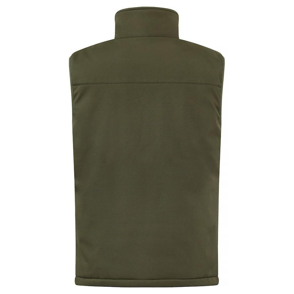 Gilet Imbottita Uomo Clique Verde Nebbia 2/6