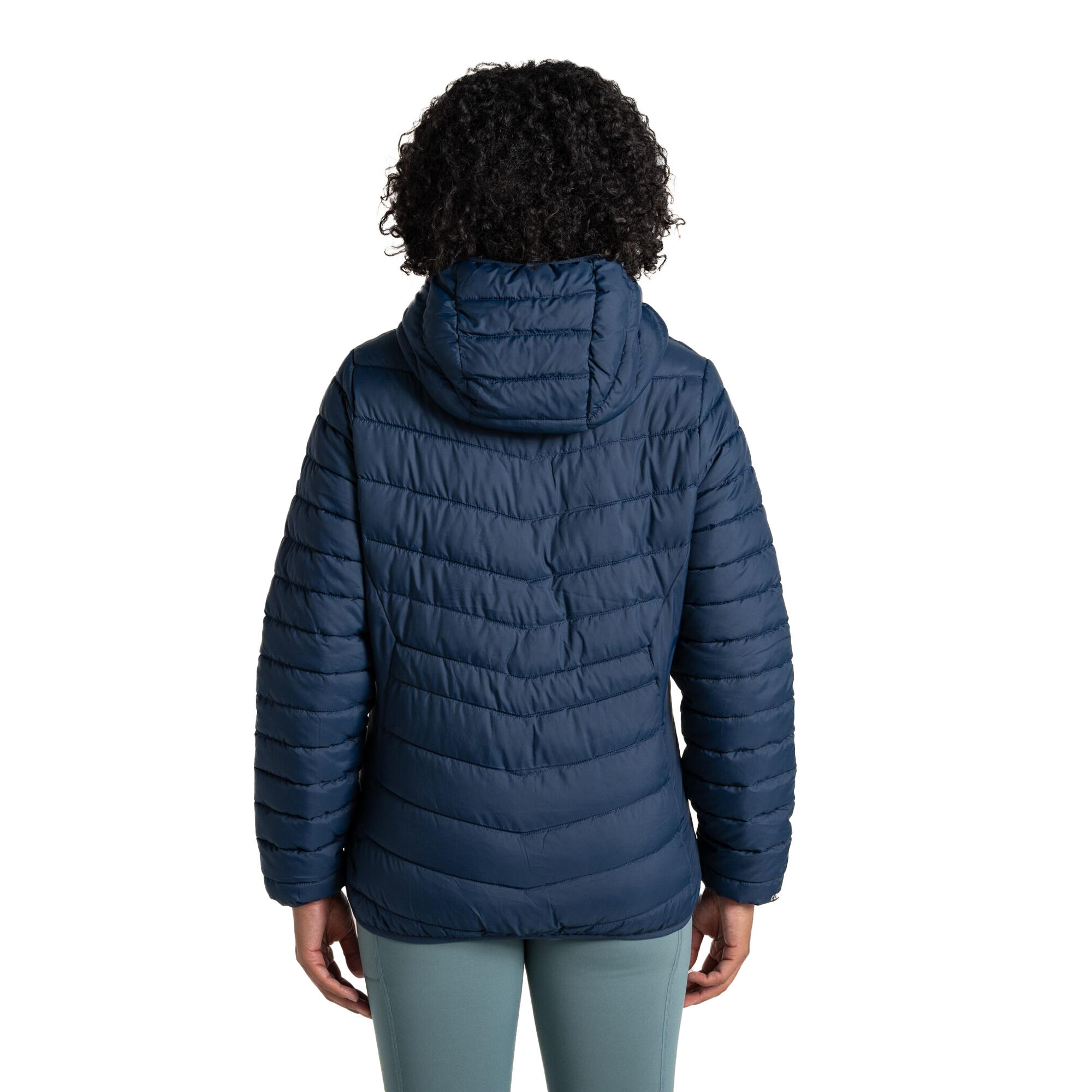 Veste Rembourrée Pliable Et Isolante COMPRESSLITE Femme (Bleu Marine) 3/4